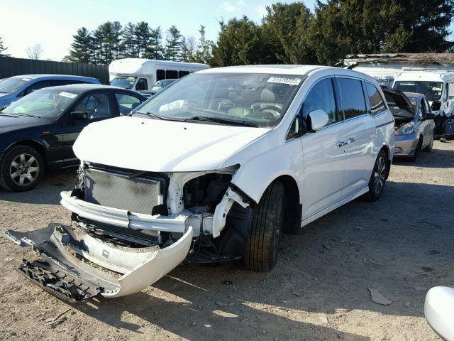 5FNRL5H95FB094756 - 2015 HONDA ODYSSEY TO WHITE photo 2