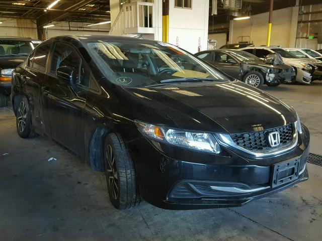 19XFB2F88FE071590 - 2015 HONDA CIVIC EX შავი ფოტო 1