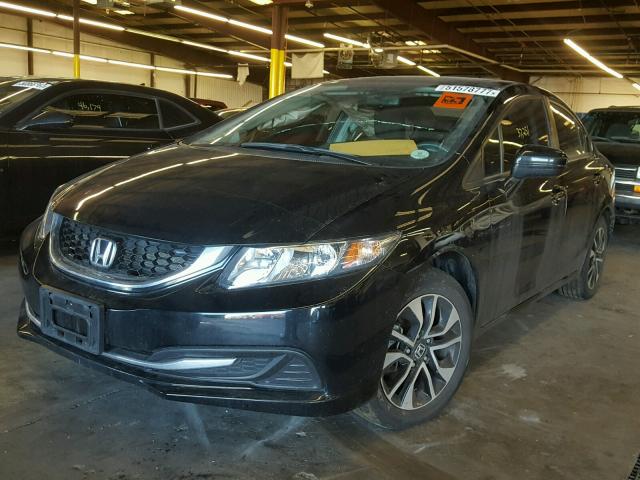 19XFB2F88FE071590 - 2015 HONDA CIVIC EX შავი ფოტო 2