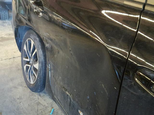 19XFB2F88FE071590 - 2015 HONDA CIVIC EX შავი ფოტო 9