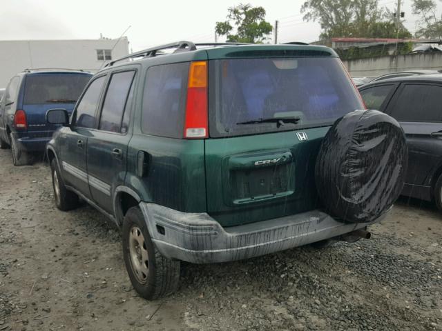 JHLRD2846YC002279 - 2000 HONDA CR-V LX GREEN photo 3