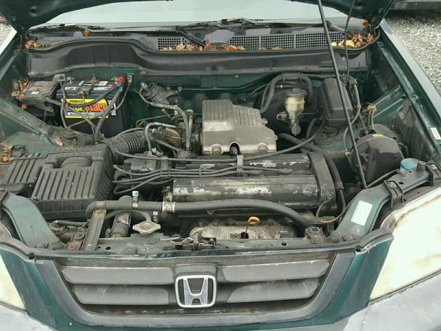 JHLRD2846YC002279 - 2000 HONDA CR-V LX GREEN photo 7