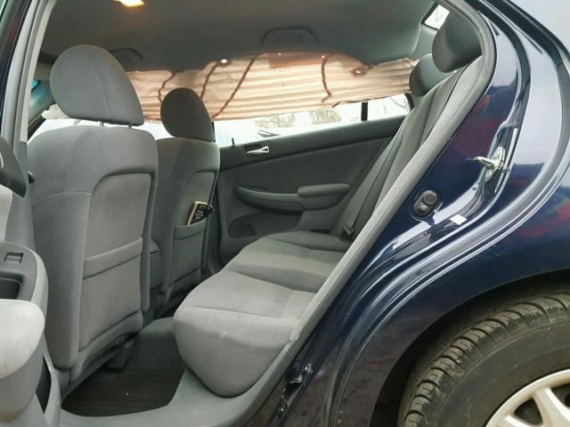 1HGCM56197A129455 - 2007 HONDA ACCORD VAL BLUE photo 6