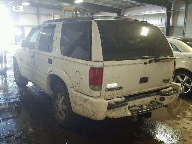 1GHDT13W712206141 - 2001 OLDSMOBILE BRAVADA WHITE photo 3