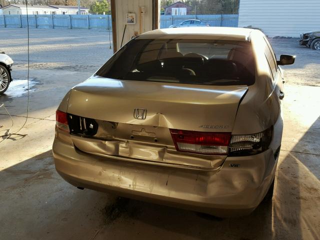 1HGCM66563A070304 - 2003 HONDA ACCORD EX GOLD photo 9