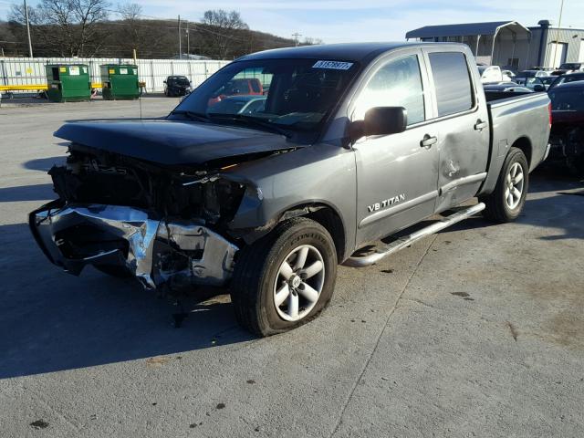 1N6BA0EK5CN317387 - 2012 NISSAN TITAN S CHARCOAL photo 2