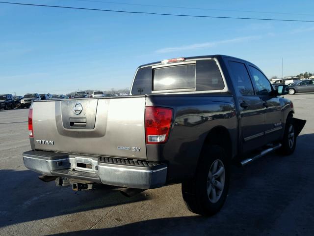 1N6BA0EK5CN317387 - 2012 NISSAN TITAN S CHARCOAL photo 4