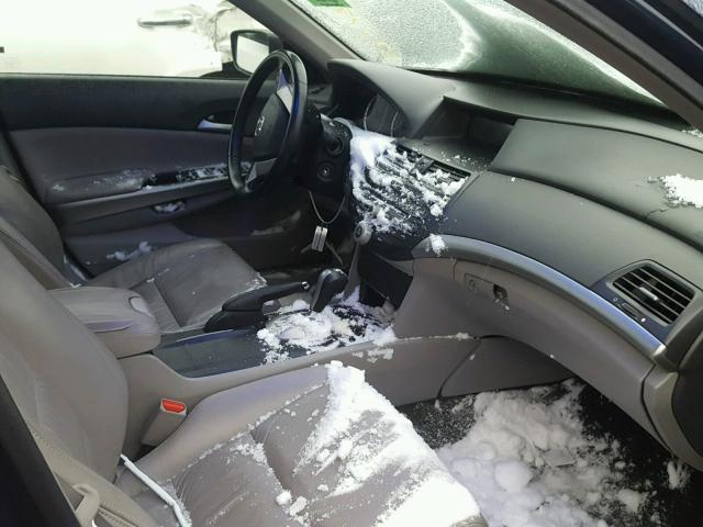 1HGCP36859A032037 - 2009 HONDA ACCORD EXL BLUE photo 5