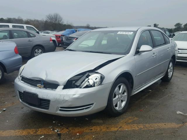 2G1WT57N191314752 - 2009 CHEVROLET IMPALA 1LT SILVER photo 2