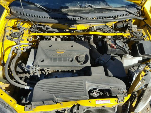 JM1BJ227310465935 - 2001 MAZDA PROTEGE MP YELLOW photo 7