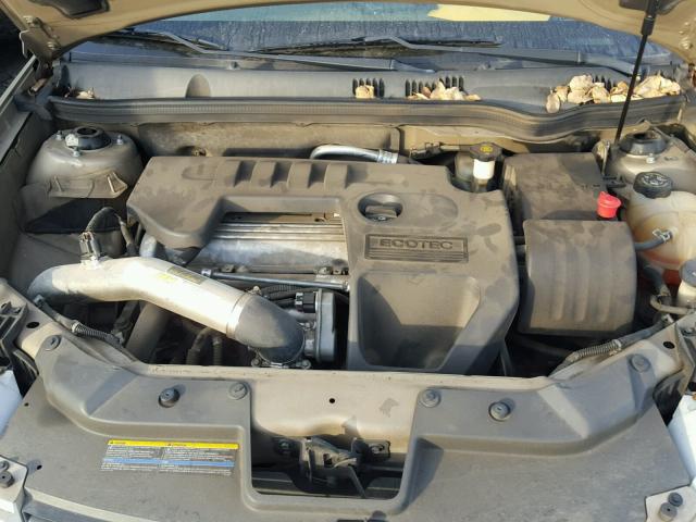 1G1AK52F057635546 - 2005 CHEVROLET COBALT GOLD photo 7