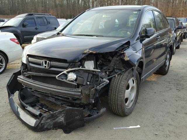 5J6RE48328L030927 - 2008 HONDA CR-V LX BLACK photo 2