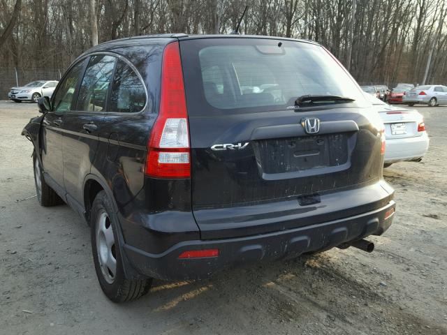 5J6RE48328L030927 - 2008 HONDA CR-V LX BLACK photo 3