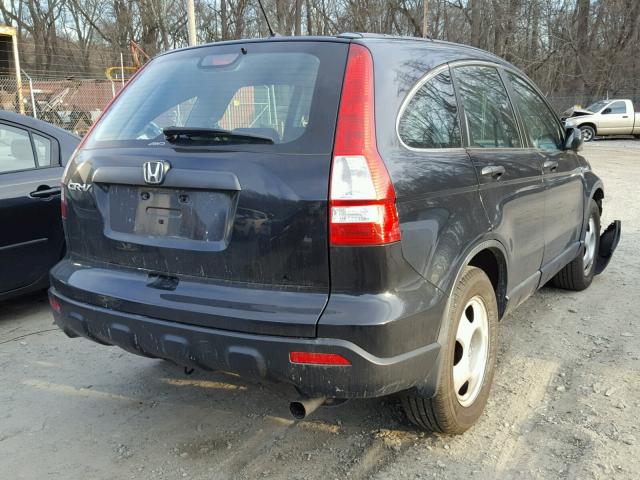 5J6RE48328L030927 - 2008 HONDA CR-V LX BLACK photo 4