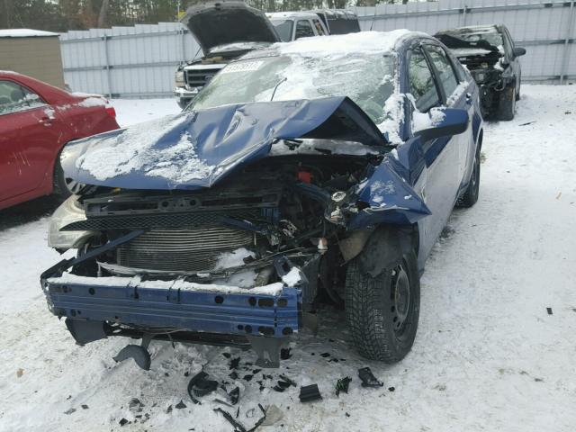 1FAHP35N98W190495 - 2008 FORD FOCUS SE BLUE photo 2