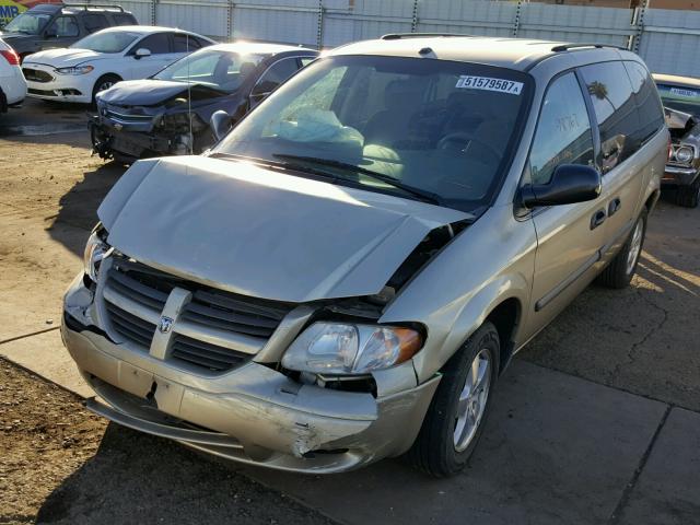 1D4GP24R76B624506 - 2006 DODGE GRAND CARA GOLD photo 2