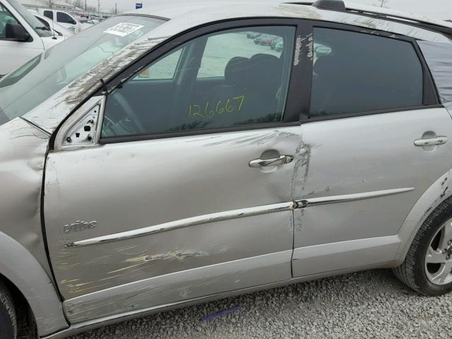 5Y2SL62834Z457067 - 2004 PONTIAC VIBE SILVER photo 9