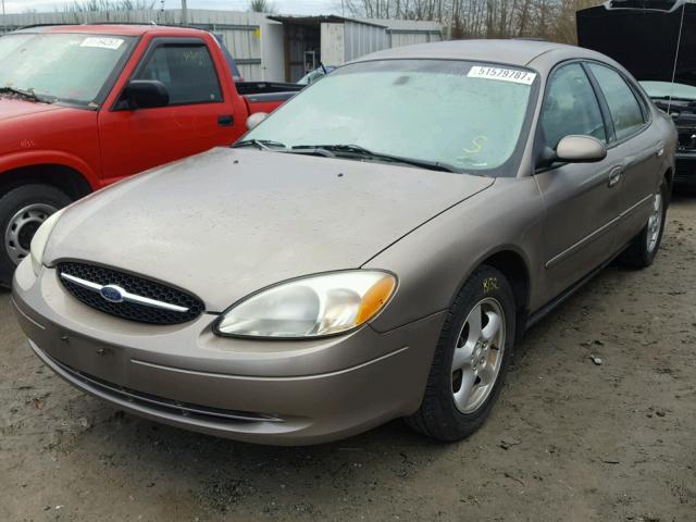 1FAFP55232G244819 - 2002 FORD TAURUS SES BROWN photo 2