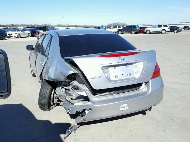 JHMCM56327C010133 - 2007 HONDA ACCORD SE SILVER photo 3