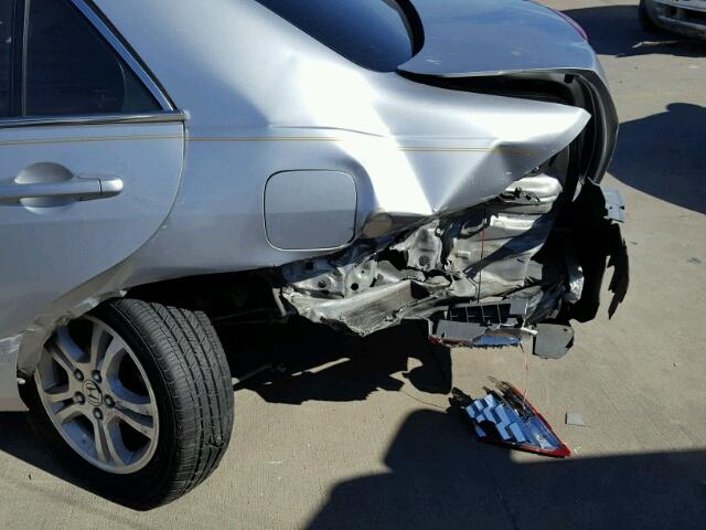 JHMCM56327C010133 - 2007 HONDA ACCORD SE SILVER photo 9