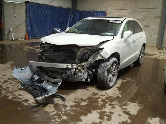 5J8TB4H51DL007205 - 2013 ACURA RDX TECHNO WHITE photo 2