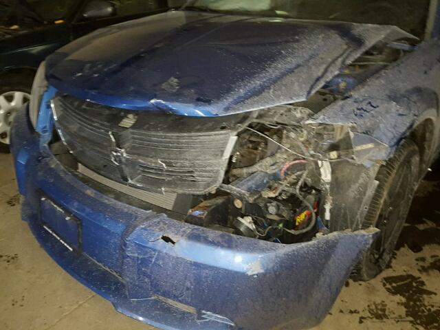 1B3LC56K08N603198 - 2008 DODGE AVENGER SX BLUE photo 9