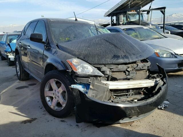 JN8AZ08T24W208476 - 2004 NISSAN MURANO SL BLACK photo 1