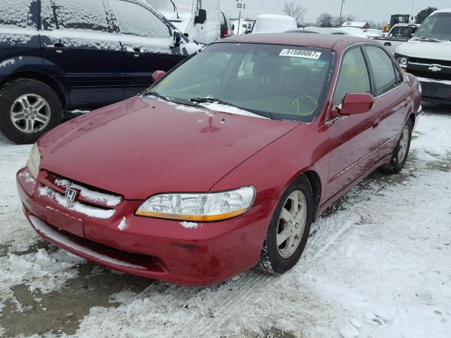 JHMCG5675YC022918 - 2000 HONDA ACCORD SE RED photo 2