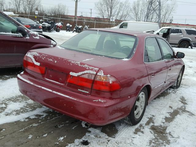 JHMCG5675YC022918 - 2000 HONDA ACCORD SE RED photo 4