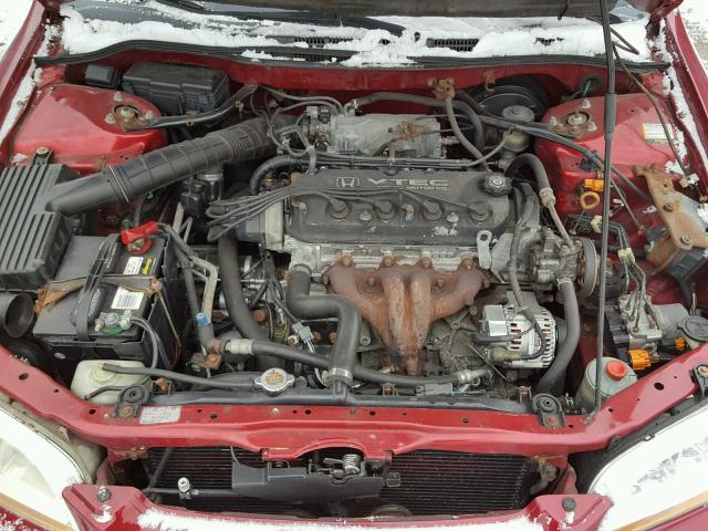 JHMCG5675YC022918 - 2000 HONDA ACCORD SE RED photo 7