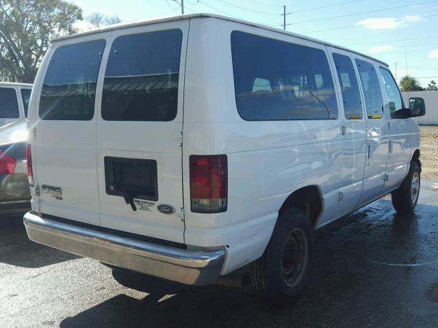 1FBNE31L97DB10246 - 2007 FORD ECONOLINE WHITE photo 4