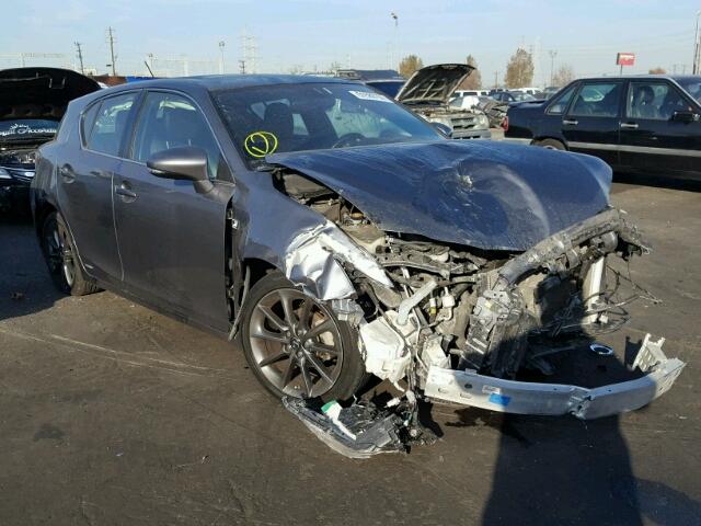 JTHKD5BH5D2139577 - 2013 LEXUS CT 200 GRAY photo 1