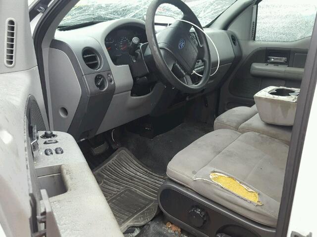 1FTRF02W16KC98577 - 2006 FORD F150 WHITE photo 9