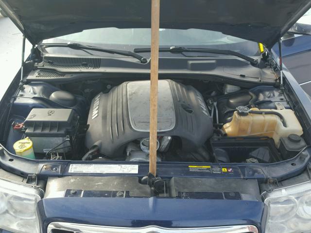 2C3JA63H55H532986 - 2005 CHRYSLER 300C BLUE photo 7