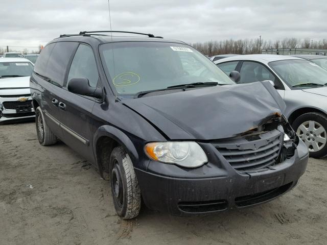 2A4GP54L77R206969 - 2007 CHRYSLER TOWN & COU BLACK photo 1