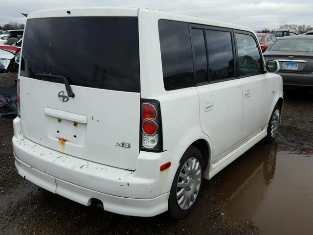 JTLKT324864101312 - 2006 TOYOTA SCION XB თეთრი ფოტო 4