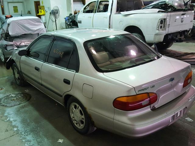 1Y1SK5486XZ432707 - 1999 CHEVROLET GEO PRIZM 棕色 照片 3