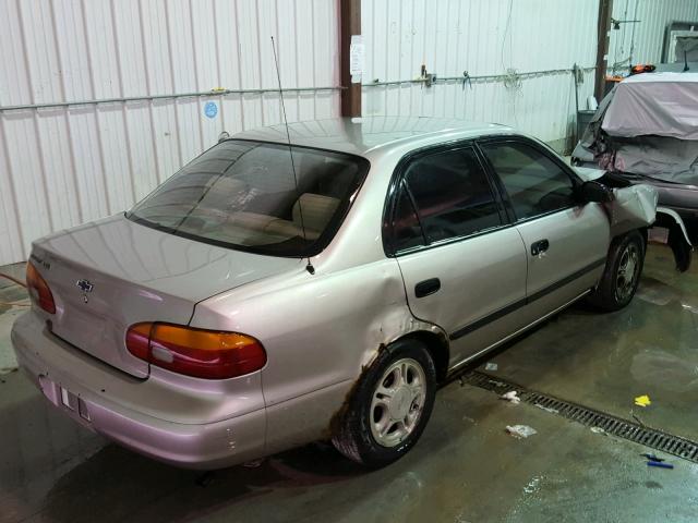 1Y1SK5486XZ432707 - 1999 CHEVROLET GEO PRIZM 棕色 照片 4