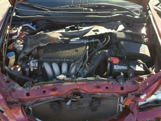 1HGCM56895A111127 - 2005 HONDA ACCORD EX RED photo 7