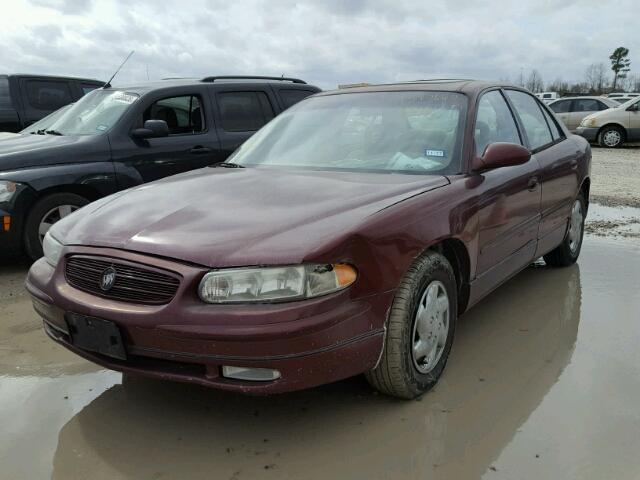 2G4WB52K711301270 - 2001 BUICK REGAL LS MAROON photo 2