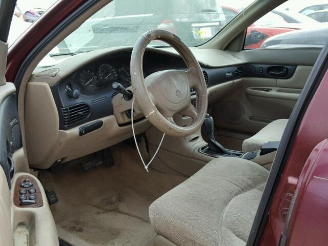 2G4WB52K711301270 - 2001 BUICK REGAL LS MAROON photo 9