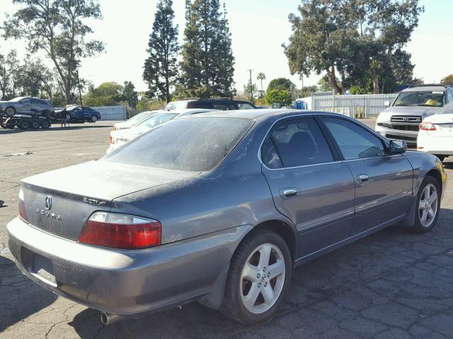 19UUA56823A062959 - 2003 ACURA 3.2TL TYPE GRAY photo 4