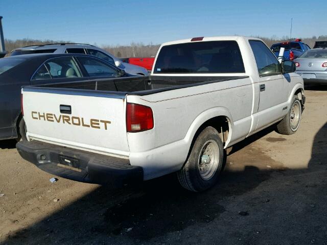 1GCCS1449YK106828 - 2000 CHEVROLET S TRUCK S1 WHITE photo 4