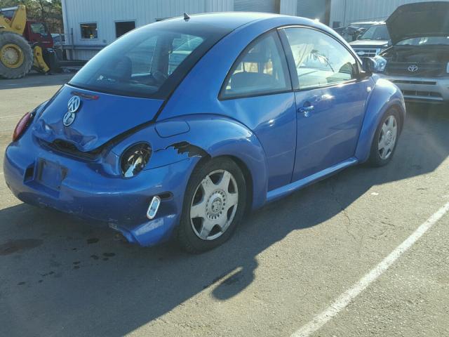 3VWCC21C6XM428488 - 1999 VOLKSWAGEN NEW BEETLE BLUE photo 4