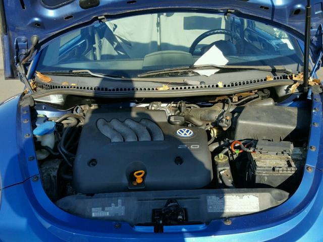 3VWCC21C6XM428488 - 1999 VOLKSWAGEN NEW BEETLE 蓝色 照片 7