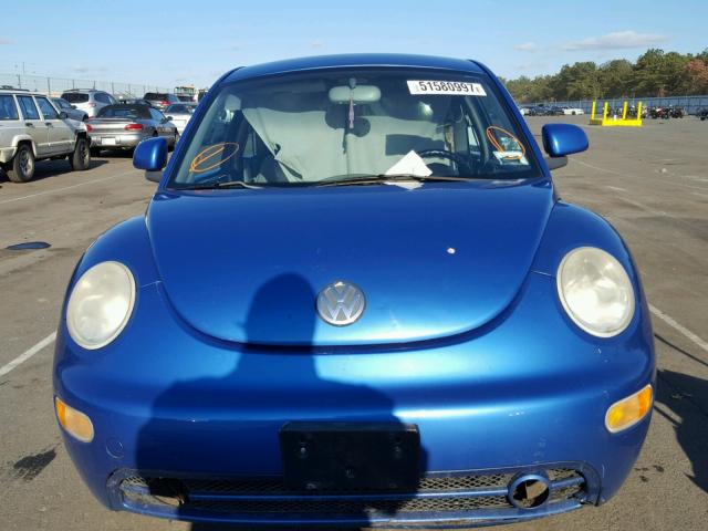 3VWCC21C6XM428488 - 1999 VOLKSWAGEN NEW BEETLE BLUE photo 9