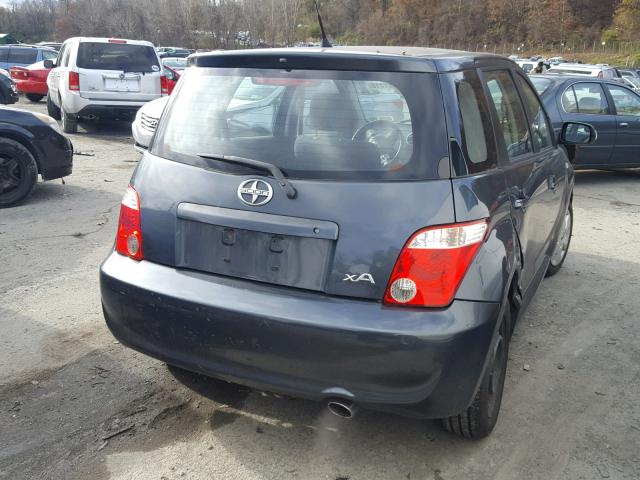 JTKKT604660162657 - 2006 TOYOTA SCION XA ნაცრისფერი ფოტო 4