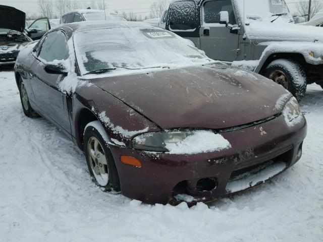 4A3AK34Y1XE085201 - 1999 MITSUBISHI ECLIPSE RS MAROON photo 1