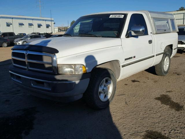 1B7HC16Y4VJ516795 - 1997 DODGE RAM 1500 WHITE photo 2