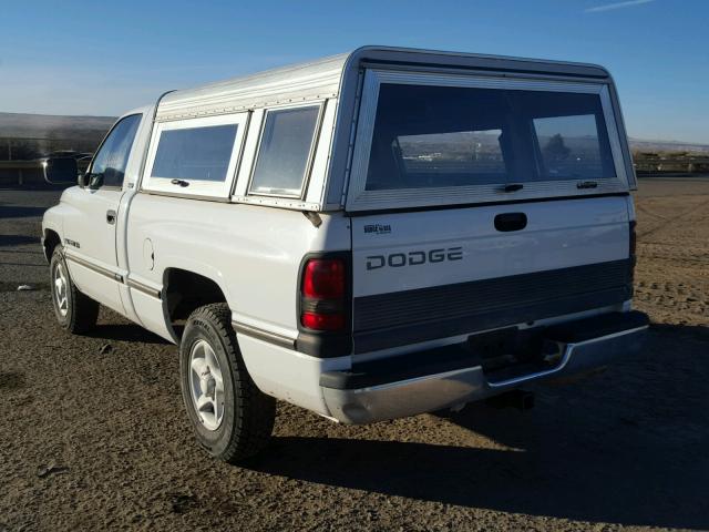 1B7HC16Y4VJ516795 - 1997 DODGE RAM 1500 WHITE photo 3